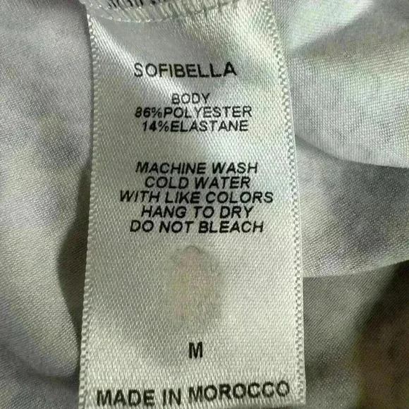 SOFIBELLA NWOT UV Feather Womens Anaconda Print Full Zip Tennis Jacket Size M - Picture 9 of 9